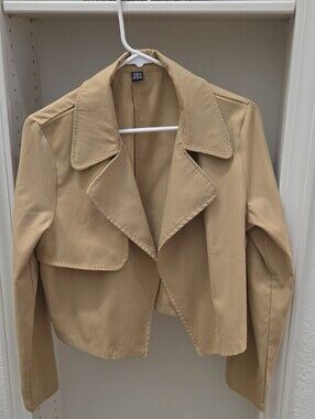 Cropped Trench Coat